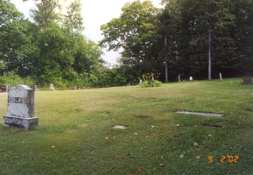 Photo of Old Cross Lake cemetery